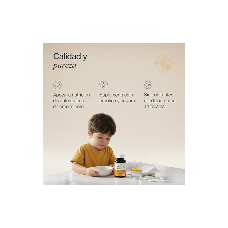 VeraKids Probióticos Vitaminas Minerales Infantiles Sabor Cítricos