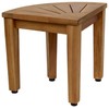 AquaTeak 12" Kai OptiAREA Corner Teak Shaving & Washing Foot