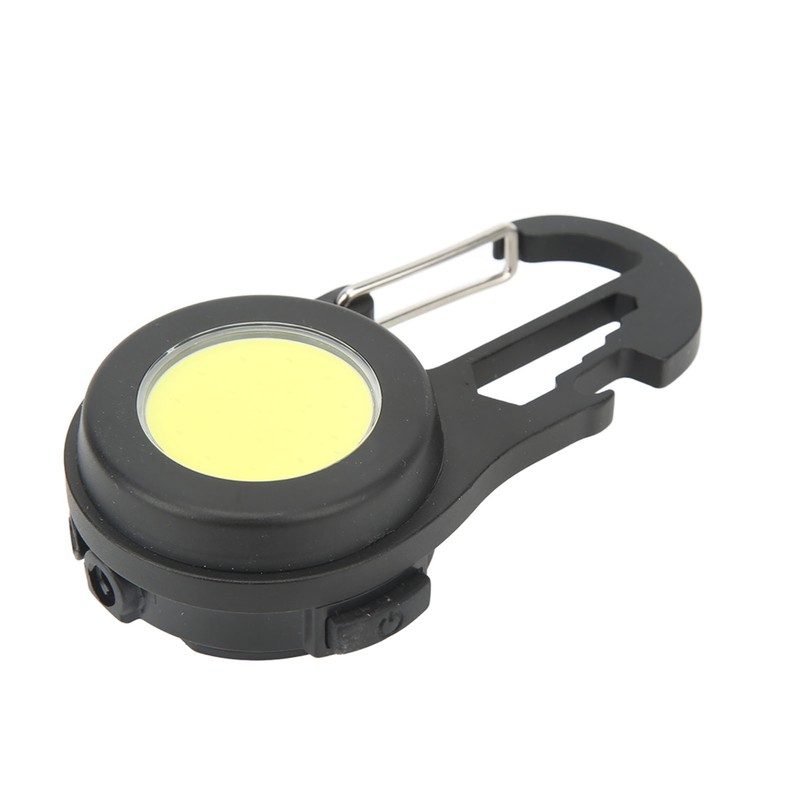 Mini Keychain Light USB Dual Light Source Keychain Flashlight Magnetic