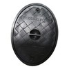 SHMOX Underground Drainage Oval Rodding Point - Plastic 110mm Black