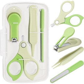 XUJINCN Baby Nail Kit4-in-1 Baby Manicure Kit and Pedicure Set