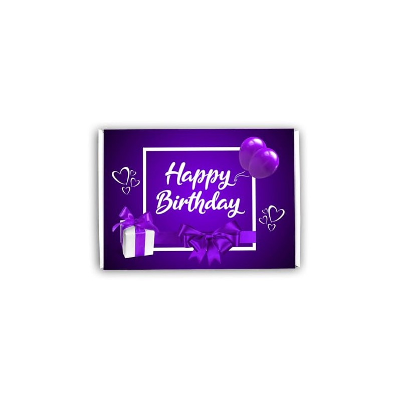 Jelly Spogs Gift Box Hamper Birthday Present (BIRTHDAY PURPLE)