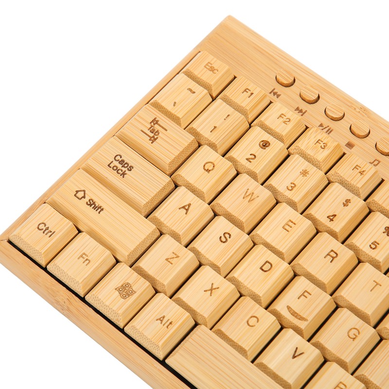 Computer Wireless Devices 2.4GHz Wireless Connection Plug and Play Bamboo