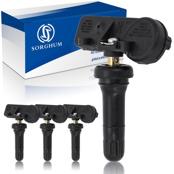 Sorghum Tire Pressure Monitoring System - Pre-Programmed TPMS Sensors 433MHz