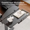 PEGZONE Desk Extender Tray, 24" x 14.4" Clamp On Desk