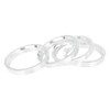 IGTOPS Pack of 4 Wheel Rims Centring Ring Car Aluminium