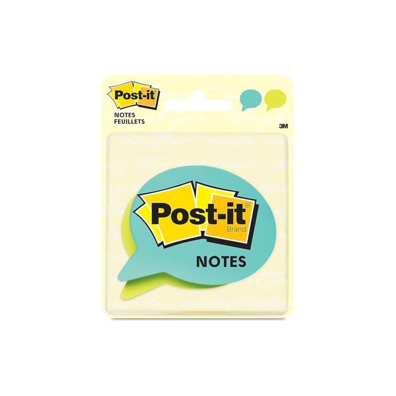 3M Post-it Notas Adhesivas Burbuja con 2 Blocks, 75 Hojas
