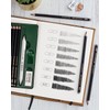 Faber-Castell 3 unidades Pitt Graphite Matte Tin - 10B, 12B,