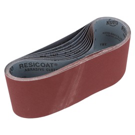 KYOCERA WA#150 6611201 Former Ryobi Endless Belt Sanders for BE-3210 B-7076, Set of 10, 3.0 x 21.1 inches (76 x 533 mm)