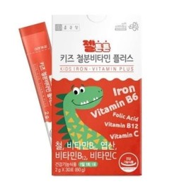 키즈 철분 비타민 분말 2g x 30포 Kids Iron Vitamin Powder 2g x 30 Packs
