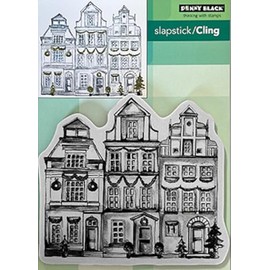 Penny Black Cling Rubber Stamps - Christmas Town 40-943
