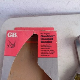 Gardner #932 Pipe Conduit Bender 1" Thinwall 3/4" Rigid, w/Level