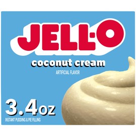 Jell-O Cook and Serve Coconut Cream Pudding, 3.4 oz Box