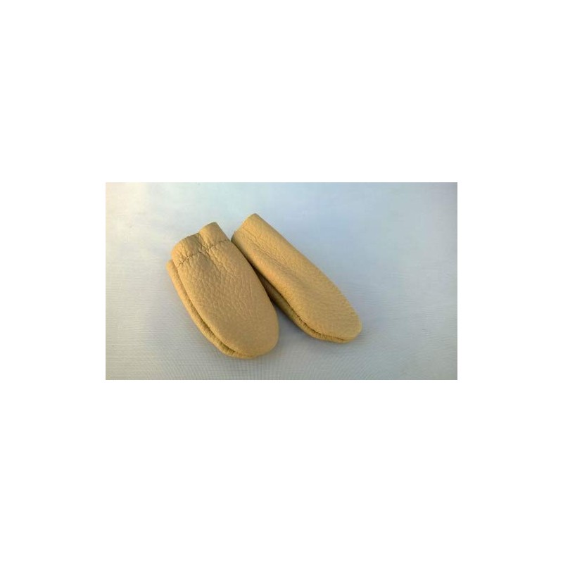 Leather Finger protectors - Needle Felting