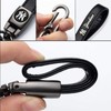 WiiFiive Leather Car Keychain for Yankees Baseball Fans, Yankees Metal