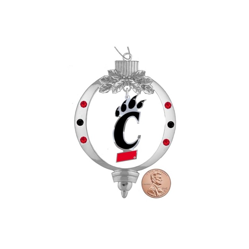 Cincinnati Bearcats Large Logo Christmas Ornament