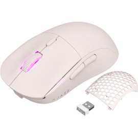 AJAZZ AJ199 Wireless Gaming Mouse,59G Ultra Lightwieght-Huanuo Micro Switch-26K PAW3395 Sensor-40Hrs Battery Life-2.4G/USB-C Mouse Gaming -Wireless Computer Mouse 6 Programmable Buttons,100% PTFE Feet