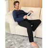 Nieery Men's Pyjamas Sets Cotton Men's Loungewear Set, Breathable and