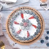 Bakeley Tart Pan Quiche Mold with Removable Bottom, 20 cm,