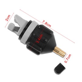 JOIBA 2Pcs Inflatable Boat SUP Pump Adaptor Air Pump Converter,Standard Conventional Pump Adaptor Air Valve Adaptor Attachment for Inflatable Boat/Stand Up Paddle Board/Inflatable Bed & Surf Paddl