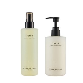 Calm Momentry Lemon Vitamin Oily Pore Toner & Moisturizing Cream Skin Care Set (250ml300ml) / 캄모멘트리 레몬 비타민 지성 모공토너amp;수분크림 스킨케어 세트 (250ml300ml)