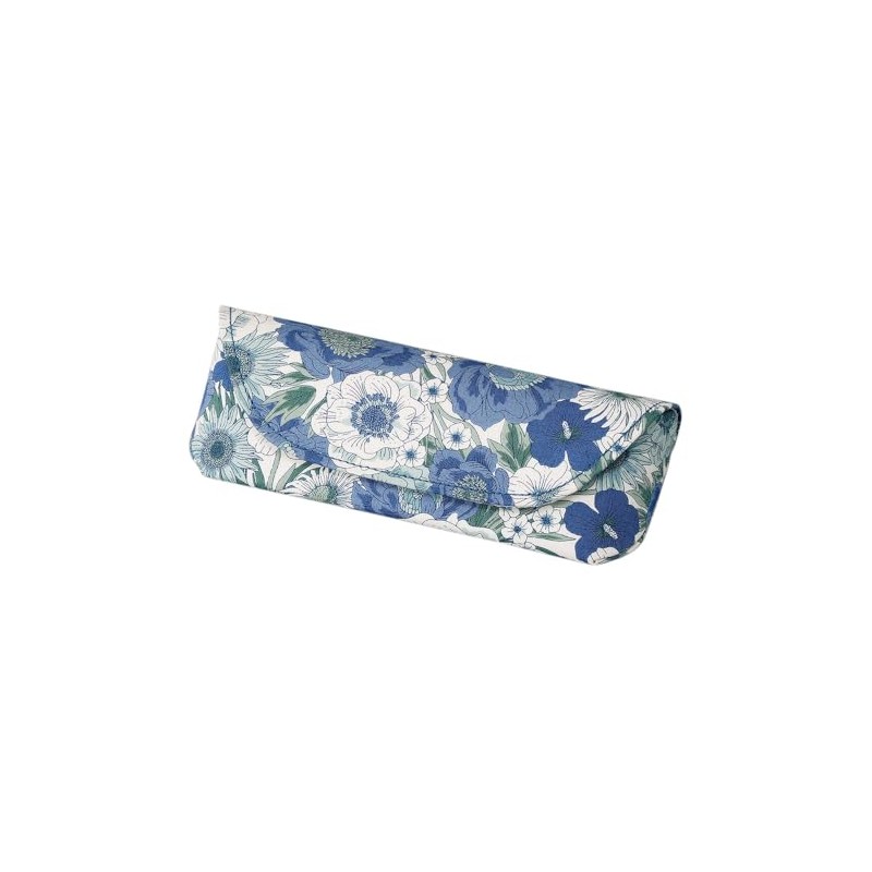 Pearl Eyeglass Case, Eyeglass Case, Semi-Hard Case, Magnetic, Unisex, Flower