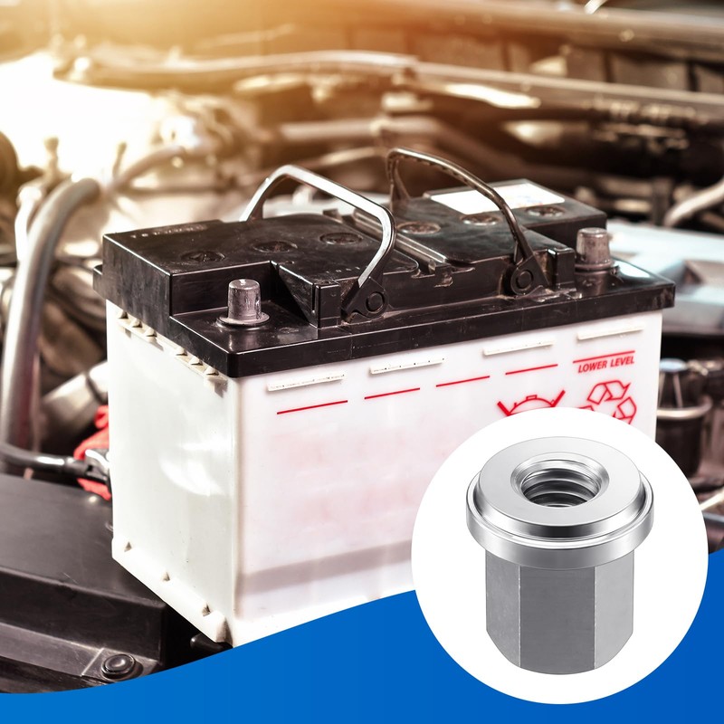 Yaocom 10 Pcs 3/8" Battery Stud Nut Battery Stainless Steel