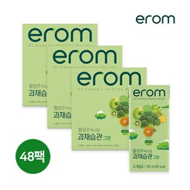 Dr. Hwang Seong-ju's Fruit and Vegetable Habit Green 48 Packs (3 boxes of 16 packs, 190ml each) / 이롬 황성주박사의 과채습관 그린 48팩(190ml16팩3박스)