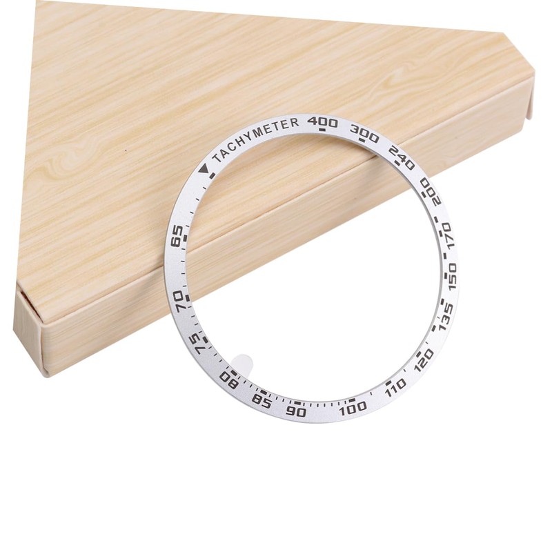 DOITOOL Metal Bezel Watch Watch Protective Case White