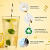 Gold foil elegant straw - disposable drinking straw, suitable for