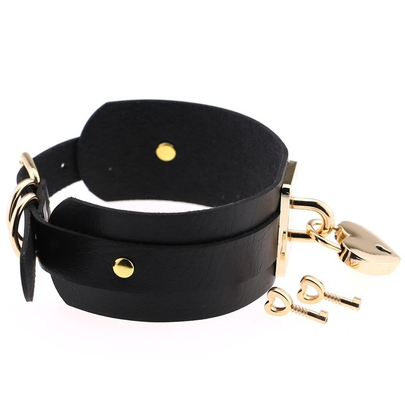 Umiwe Women's Choker, Collar, Padlock, Ring, Necklace, Fashionable, Cute Accessory,