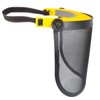 Spares2go Full Face Protective Shield Strimming Trimming Chainsaw Garden Metal