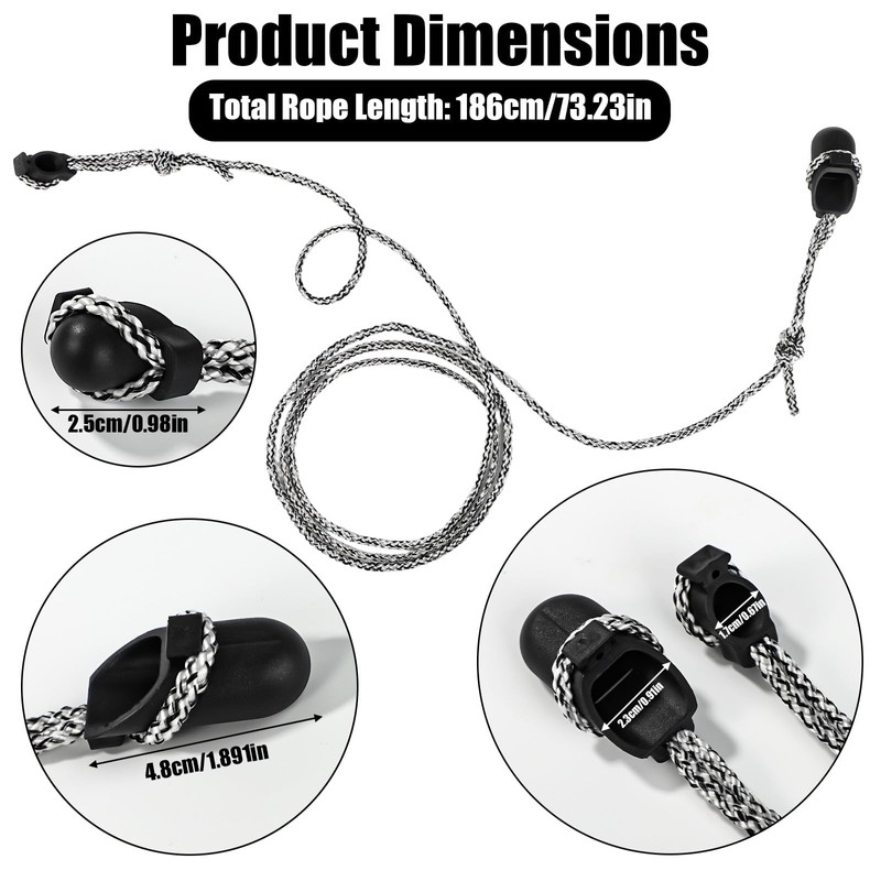 Archery Recurve Bow Stringer Tool, Heavy-Duty Nylon Safety Stringing Accessories