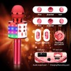 ShinePick Karaoke Microphone, Wireless Bluetooth Microphone Children, Portable 4-in-1 Sing