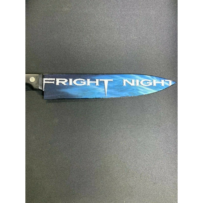 Fright Night 1985 80's Horror Kitchen Knife With Sublimated Stand