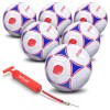 GoSports Premier Soccer Ball with Premium Pump 6 Pack, Size