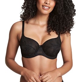 Panache Women's Tango Underwired Balconnet Bra (3251, 9071), Black, 38E