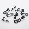 XINGSUI 30 Pieces Metal Curtain Track Roller with Two Wheels