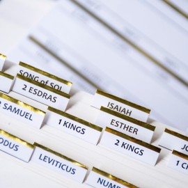 Aburbe Bible Tabs, Bible Journaling Supplies, 80 Small Tabs 1'', Laminated Tab Index Book Label, Christian Gift, Foil-Edged, for Men and Women - Gold