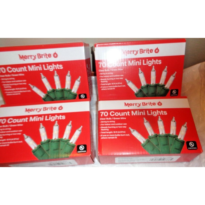 Merry Brite 4 Pack Merry Brite Each 70 Count Mini