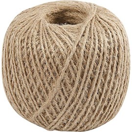 Create Crafts 50333 Flax Twine 2mm x 180m, Beige
