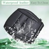 Priprilod Leather Driver Side Bottom Replacement Seat Cover Black Compatible