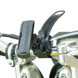 Buybits Locking Strap Bike Handlebar Mount and Cradle for Garmin eTrex Touch 25 & 35