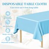 Bouiexye Pack of 4 Disposable Tablecloths, 137 x 274 cm,
