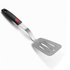 Stainless Steel Spatula, Flexible Metal Slotted Turner for Cast Iron