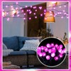 Pink Valentine's Day Fairy Theme Lights, 20 ft 60 LED