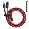 MENTBERY XT60 Connector, MC4 to XT60 Extension Charging Cable 2FT,