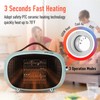 Space Heater, Teioe Mini Electric Space Heater 800W/400W, Small PTC