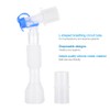 L Shaped Connector Disposable Retractable Ventilator Plateau Valve Circuit Extension