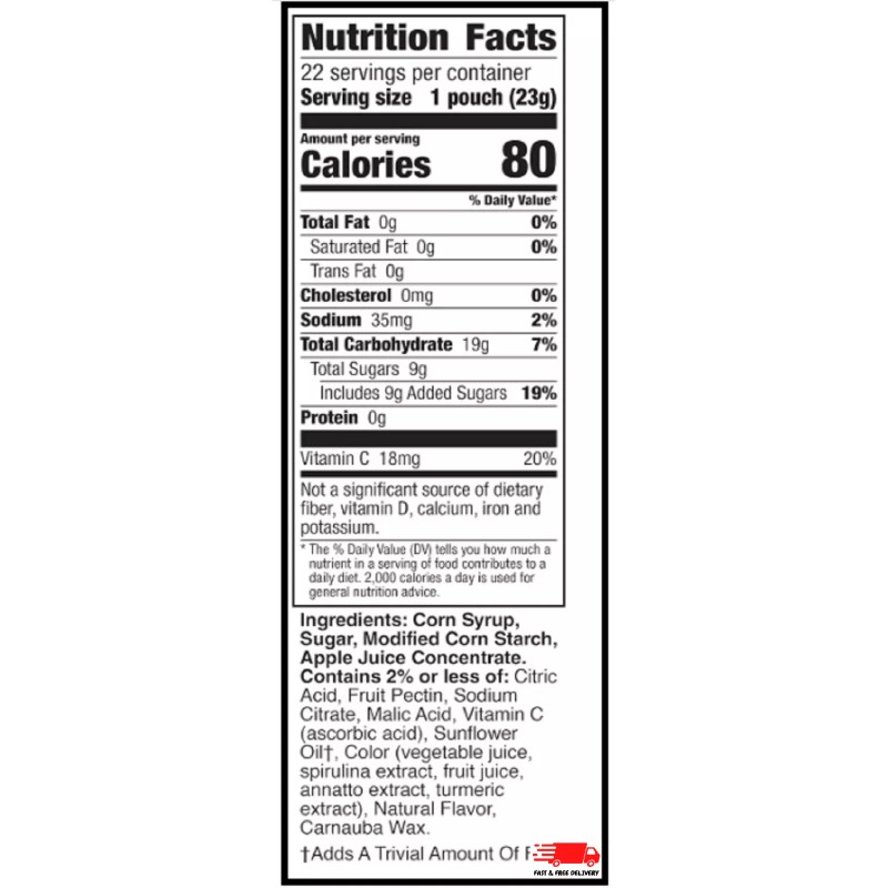 Betty crocker Scooby Doo Fruit Flavored Snacks Gummy Treat Pouches